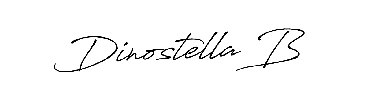 Make a beautiful signature design for name Dinostella B. With this signature (Antro_Vectra_Bolder) style, you can create a handwritten signature for free. Dinostella B signature style 7 images and pictures png