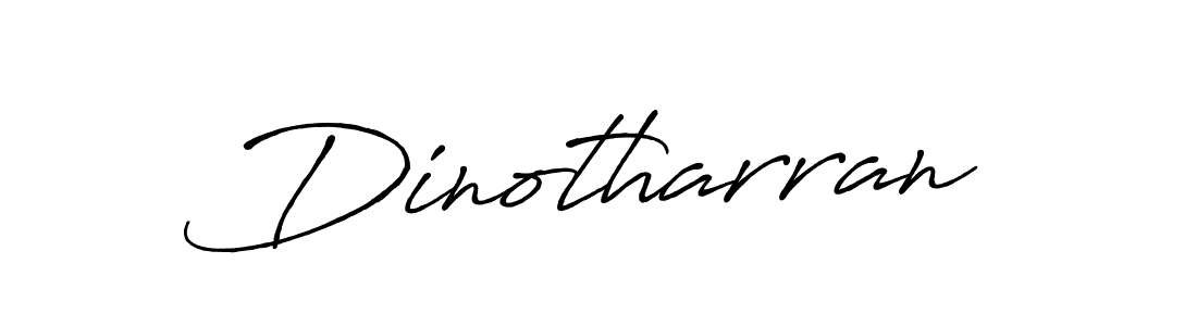 Make a beautiful signature design for name Dinotharran. With this signature (Antro_Vectra_Bolder) style, you can create a handwritten signature for free. Dinotharran signature style 7 images and pictures png