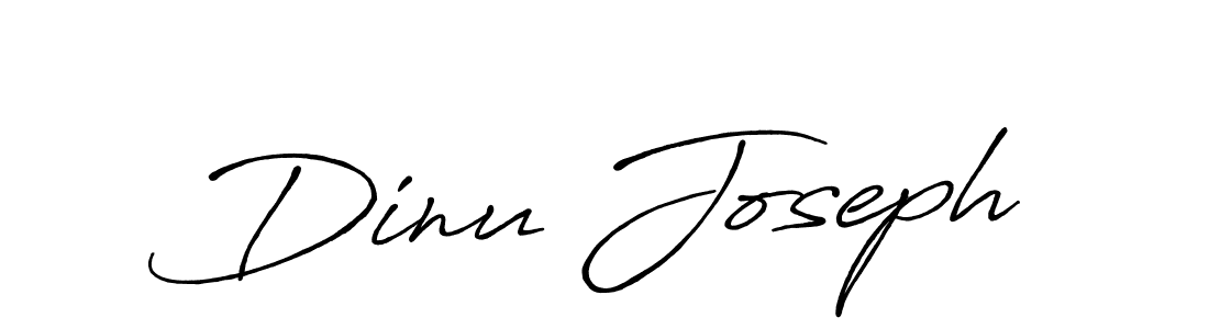 Design your own signature with our free online signature maker. With this signature software, you can create a handwritten (Antro_Vectra_Bolder) signature for name Dinu Joseph. Dinu Joseph signature style 7 images and pictures png