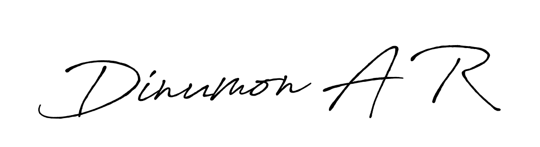 The best way (Antro_Vectra_Bolder) to make a short signature is to pick only two or three words in your name. The name Dinumon A R include a total of six letters. For converting this name. Dinumon A R signature style 7 images and pictures png