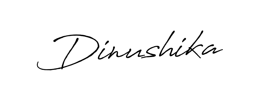 Create a beautiful signature design for name Dinushika. With this signature (Antro_Vectra_Bolder) fonts, you can make a handwritten signature for free. Dinushika signature style 7 images and pictures png