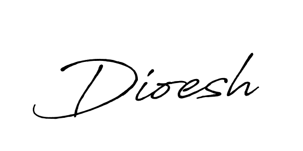 You should practise on your own different ways (Antro_Vectra_Bolder) to write your name (Dioesh) in signature. don't let someone else do it for you. Dioesh signature style 7 images and pictures png