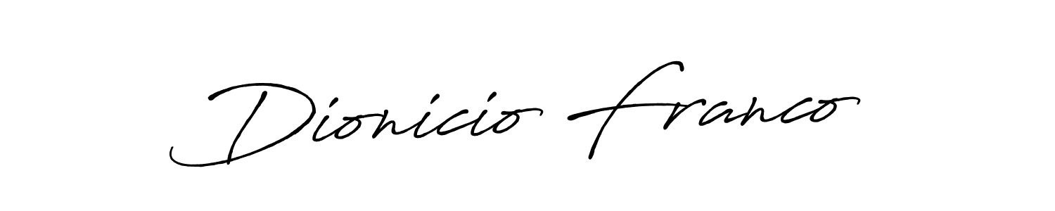 Also You can easily find your signature by using the search form. We will create Dionicio Franco name handwritten signature images for you free of cost using Antro_Vectra_Bolder sign style. Dionicio Franco signature style 7 images and pictures png