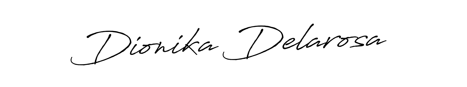 The best way (Antro_Vectra_Bolder) to make a short signature is to pick only two or three words in your name. The name Dionika Delarosa include a total of six letters. For converting this name. Dionika Delarosa signature style 7 images and pictures png