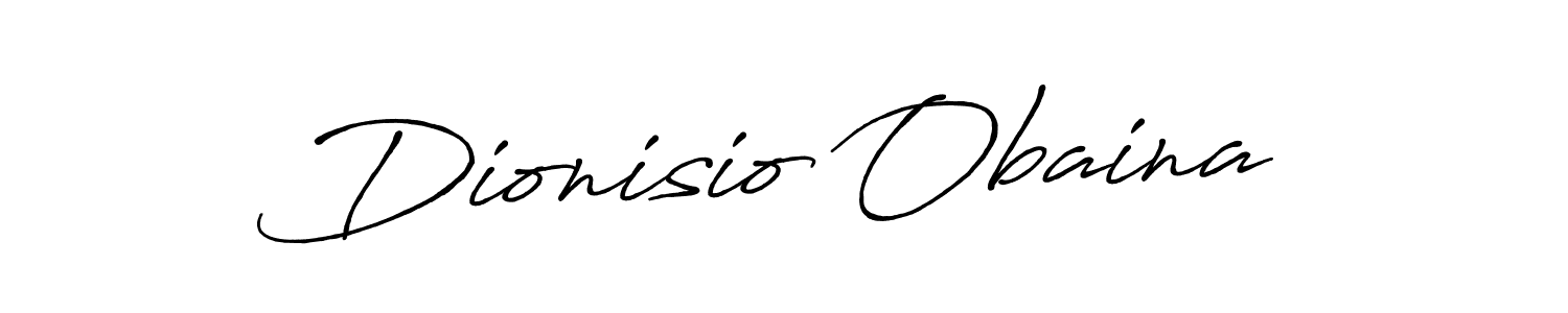 Make a beautiful signature design for name Dionisio Obaina. Use this online signature maker to create a handwritten signature for free. Dionisio Obaina signature style 7 images and pictures png
