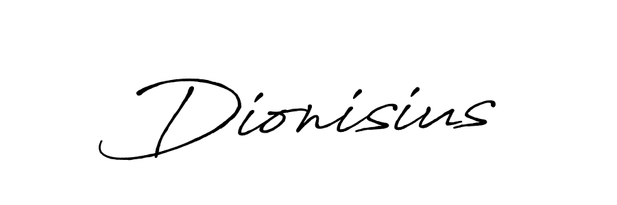 How to make Dionisius signature? Antro_Vectra_Bolder is a professional autograph style. Create handwritten signature for Dionisius name. Dionisius signature style 7 images and pictures png