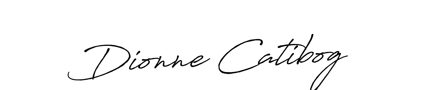 Make a short Dionne Catibog signature style. Manage your documents anywhere anytime using Antro_Vectra_Bolder. Create and add eSignatures, submit forms, share and send files easily. Dionne Catibog signature style 7 images and pictures png