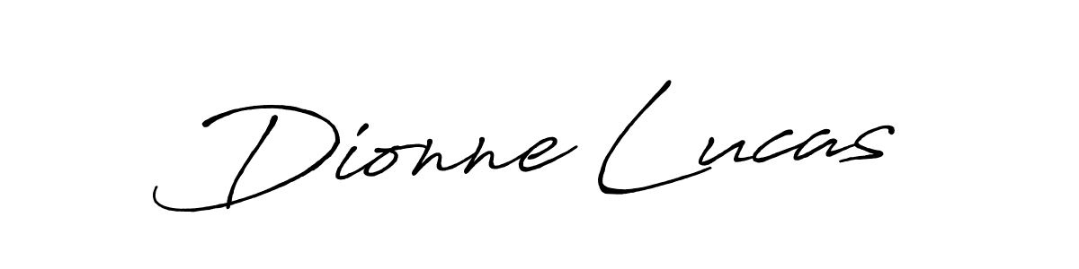 How to make Dionne Lucas signature? Antro_Vectra_Bolder is a professional autograph style. Create handwritten signature for Dionne Lucas name. Dionne Lucas signature style 7 images and pictures png