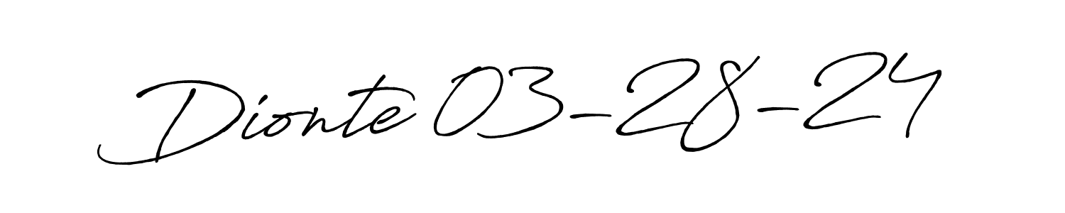 How to make Dionte 03-28-24 name signature. Use Antro_Vectra_Bolder style for creating short signs online. This is the latest handwritten sign. Dionte 03-28-24 signature style 7 images and pictures png