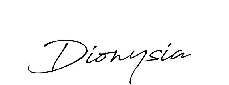 It looks lik you need a new signature style for name Dionysia. Design unique handwritten (Antro_Vectra_Bolder) signature with our free signature maker in just a few clicks. Dionysia signature style 7 images and pictures png