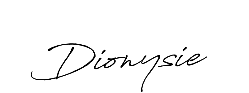 Create a beautiful signature design for name Dionysie. With this signature (Antro_Vectra_Bolder) fonts, you can make a handwritten signature for free. Dionysie signature style 7 images and pictures png