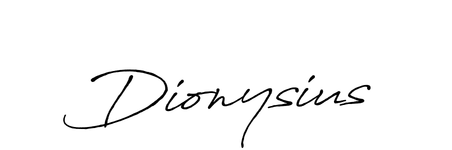 You should practise on your own different ways (Antro_Vectra_Bolder) to write your name (Dionysius) in signature. don't let someone else do it for you. Dionysius signature style 7 images and pictures png