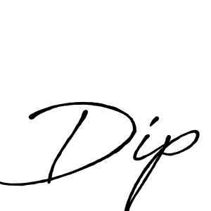 Also we have Dip name is the best signature style. Create professional handwritten signature collection using Antro_Vectra_Bolder autograph style. Dip signature style 7 images and pictures png