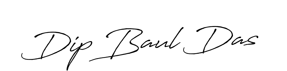 How to make Dip Baul Das name signature. Use Antro_Vectra_Bolder style for creating short signs online. This is the latest handwritten sign. Dip Baul Das signature style 7 images and pictures png