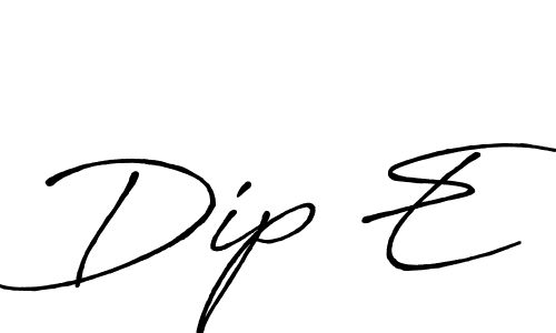 Once you've used our free online signature maker to create your best signature Antro_Vectra_Bolder style, it's time to enjoy all of the benefits that Dip E name signing documents. Dip E signature style 7 images and pictures png