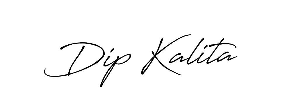 How to make Dip Kalita signature? Antro_Vectra_Bolder is a professional autograph style. Create handwritten signature for Dip Kalita name. Dip Kalita signature style 7 images and pictures png