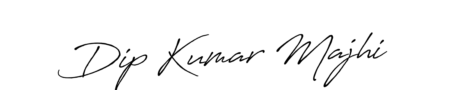 Create a beautiful signature design for name Dip Kumar Majhi. With this signature (Antro_Vectra_Bolder) fonts, you can make a handwritten signature for free. Dip Kumar Majhi signature style 7 images and pictures png