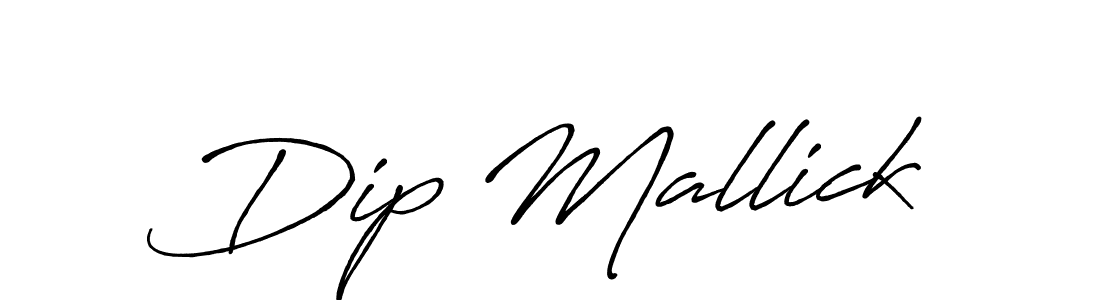 Design your own signature with our free online signature maker. With this signature software, you can create a handwritten (Antro_Vectra_Bolder) signature for name Dip Mallick. Dip Mallick signature style 7 images and pictures png
