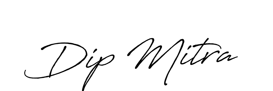 How to make Dip Mitra signature? Antro_Vectra_Bolder is a professional autograph style. Create handwritten signature for Dip Mitra name. Dip Mitra signature style 7 images and pictures png