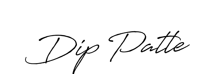 Make a beautiful signature design for name Dip Patle. With this signature (Antro_Vectra_Bolder) style, you can create a handwritten signature for free. Dip Patle signature style 7 images and pictures png