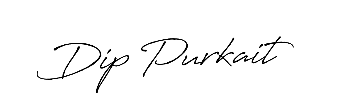 Design your own signature with our free online signature maker. With this signature software, you can create a handwritten (Antro_Vectra_Bolder) signature for name Dip Purkait. Dip Purkait signature style 7 images and pictures png