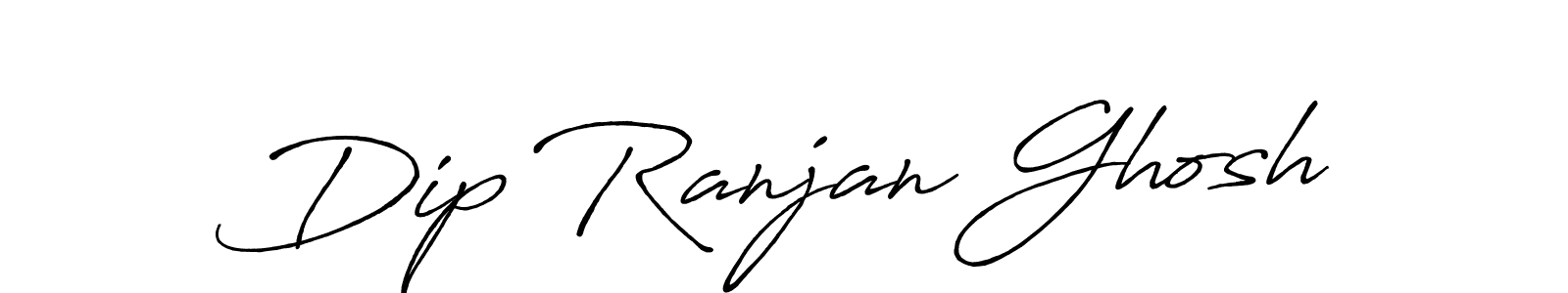 How to make Dip Ranjan Ghosh name signature. Use Antro_Vectra_Bolder style for creating short signs online. This is the latest handwritten sign. Dip Ranjan Ghosh signature style 7 images and pictures png