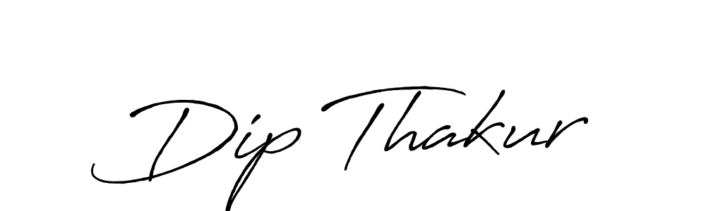 Dip Thakur stylish signature style. Best Handwritten Sign (Antro_Vectra_Bolder) for my name. Handwritten Signature Collection Ideas for my name Dip Thakur. Dip Thakur signature style 7 images and pictures png