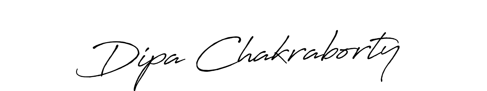 Make a beautiful signature design for name Dipa Chakraborty. With this signature (Antro_Vectra_Bolder) style, you can create a handwritten signature for free. Dipa Chakraborty signature style 7 images and pictures png
