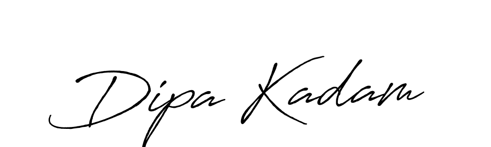 Dipa Kadam stylish signature style. Best Handwritten Sign (Antro_Vectra_Bolder) for my name. Handwritten Signature Collection Ideas for my name Dipa Kadam. Dipa Kadam signature style 7 images and pictures png