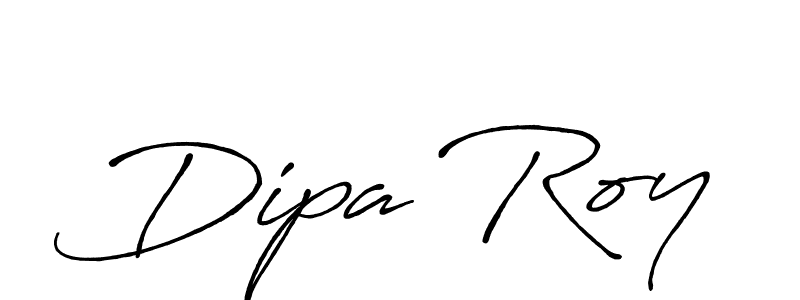 Make a beautiful signature design for name Dipa Roy. With this signature (Antro_Vectra_Bolder) style, you can create a handwritten signature for free. Dipa Roy signature style 7 images and pictures png