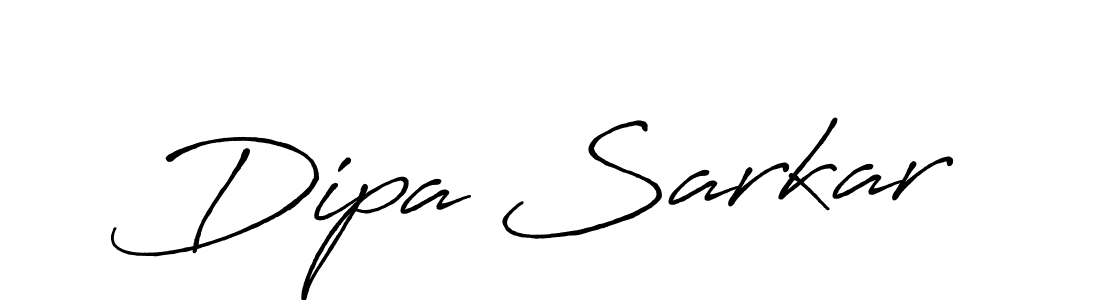 How to make Dipa Sarkar name signature. Use Antro_Vectra_Bolder style for creating short signs online. This is the latest handwritten sign. Dipa Sarkar signature style 7 images and pictures png
