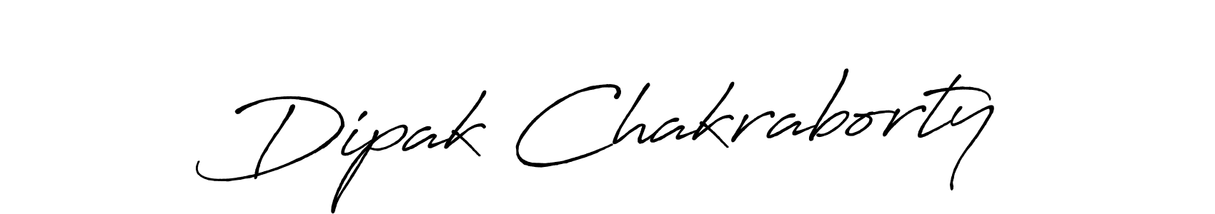 Create a beautiful signature design for name Dipak Chakraborty. With this signature (Antro_Vectra_Bolder) fonts, you can make a handwritten signature for free. Dipak Chakraborty signature style 7 images and pictures png