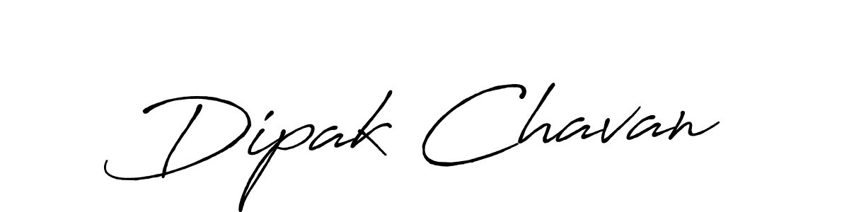 Make a beautiful signature design for name Dipak Chavan. With this signature (Antro_Vectra_Bolder) style, you can create a handwritten signature for free. Dipak Chavan signature style 7 images and pictures png