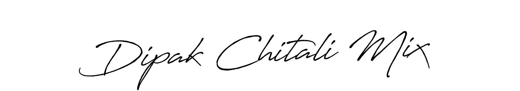 Make a beautiful signature design for name Dipak Chitali Mix. With this signature (Antro_Vectra_Bolder) style, you can create a handwritten signature for free. Dipak Chitali Mix signature style 7 images and pictures png