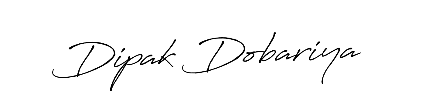 Antro_Vectra_Bolder is a professional signature style that is perfect for those who want to add a touch of class to their signature. It is also a great choice for those who want to make their signature more unique. Get Dipak Dobariya name to fancy signature for free. Dipak Dobariya signature style 7 images and pictures png