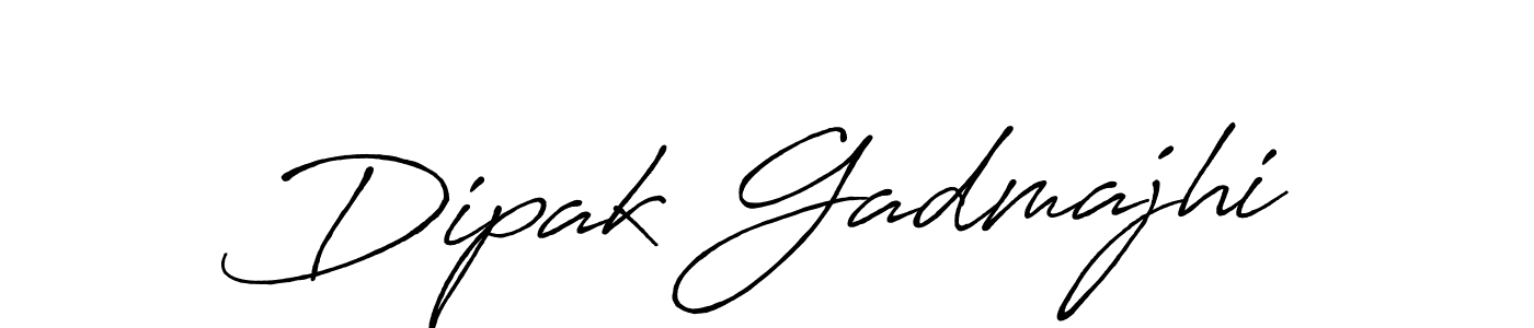 Design your own signature with our free online signature maker. With this signature software, you can create a handwritten (Antro_Vectra_Bolder) signature for name Dipak Gadmajhi. Dipak Gadmajhi signature style 7 images and pictures png