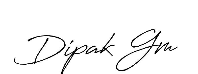 How to Draw Dipak Gm signature style? Antro_Vectra_Bolder is a latest design signature styles for name Dipak Gm. Dipak Gm signature style 7 images and pictures png