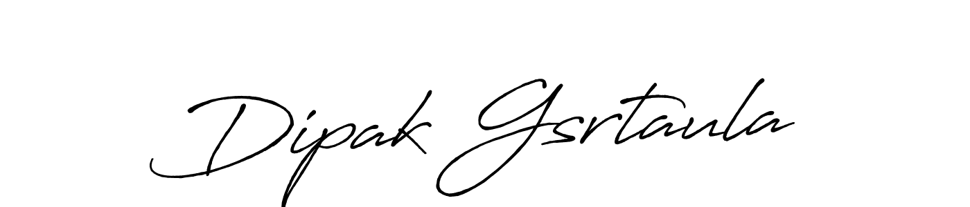 Also we have Dipak Gsrtaula name is the best signature style. Create professional handwritten signature collection using Antro_Vectra_Bolder autograph style. Dipak Gsrtaula signature style 7 images and pictures png