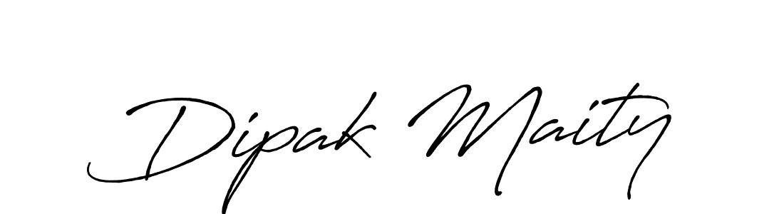 Dipak Maity stylish signature style. Best Handwritten Sign (Antro_Vectra_Bolder) for my name. Handwritten Signature Collection Ideas for my name Dipak Maity. Dipak Maity signature style 7 images and pictures png
