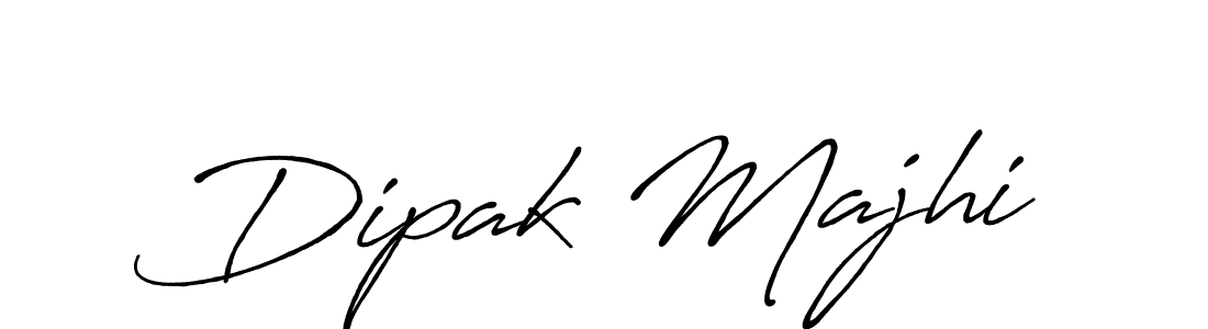 Create a beautiful signature design for name Dipak Majhi. With this signature (Antro_Vectra_Bolder) fonts, you can make a handwritten signature for free. Dipak Majhi signature style 7 images and pictures png