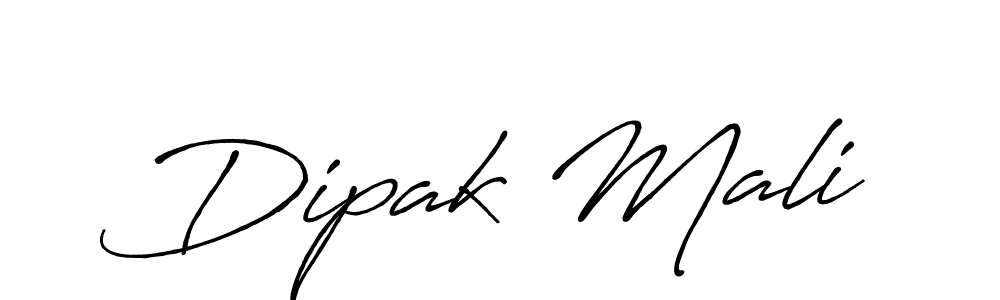 Once you've used our free online signature maker to create your best signature Antro_Vectra_Bolder style, it's time to enjoy all of the benefits that Dipak Mali name signing documents. Dipak Mali signature style 7 images and pictures png