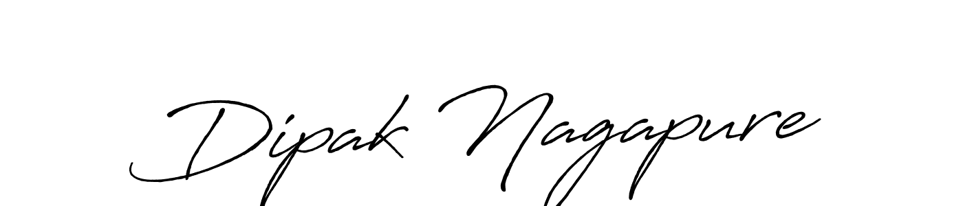 Dipak Nagapure stylish signature style. Best Handwritten Sign (Antro_Vectra_Bolder) for my name. Handwritten Signature Collection Ideas for my name Dipak Nagapure. Dipak Nagapure signature style 7 images and pictures png