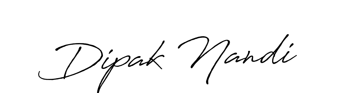 Antro_Vectra_Bolder is a professional signature style that is perfect for those who want to add a touch of class to their signature. It is also a great choice for those who want to make their signature more unique. Get Dipak Nandi name to fancy signature for free. Dipak Nandi signature style 7 images and pictures png
