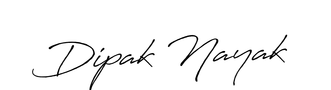 Design your own signature with our free online signature maker. With this signature software, you can create a handwritten (Antro_Vectra_Bolder) signature for name Dipak Nayak. Dipak Nayak signature style 7 images and pictures png