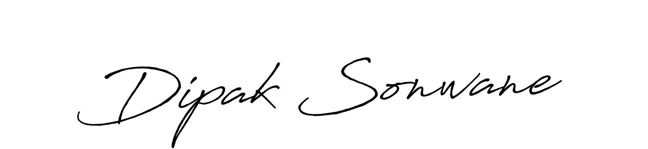 Make a short Dipak Sonwane signature style. Manage your documents anywhere anytime using Antro_Vectra_Bolder. Create and add eSignatures, submit forms, share and send files easily. Dipak Sonwane signature style 7 images and pictures png