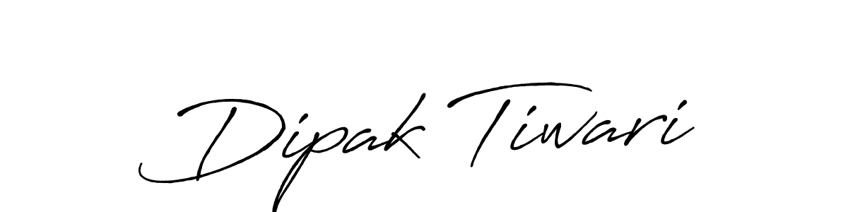 Dipak Tiwari stylish signature style. Best Handwritten Sign (Antro_Vectra_Bolder) for my name. Handwritten Signature Collection Ideas for my name Dipak Tiwari. Dipak Tiwari signature style 7 images and pictures png