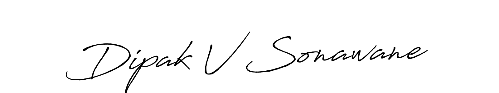 Similarly Antro_Vectra_Bolder is the best handwritten signature design. Signature creator online .You can use it as an online autograph creator for name Dipak V Sonawane. Dipak V Sonawane signature style 7 images and pictures png