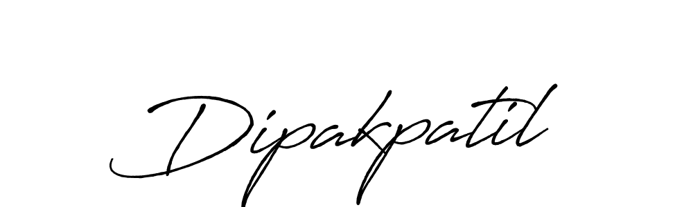 It looks lik you need a new signature style for name Dipakpatil. Design unique handwritten (Antro_Vectra_Bolder) signature with our free signature maker in just a few clicks. Dipakpatil signature style 7 images and pictures png