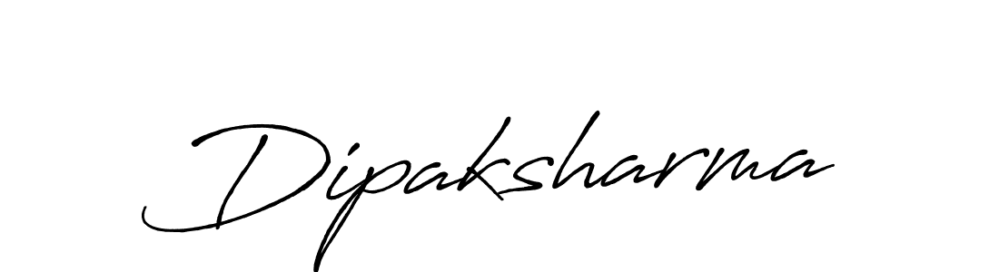 Dipaksharma stylish signature style. Best Handwritten Sign (Antro_Vectra_Bolder) for my name. Handwritten Signature Collection Ideas for my name Dipaksharma. Dipaksharma signature style 7 images and pictures png