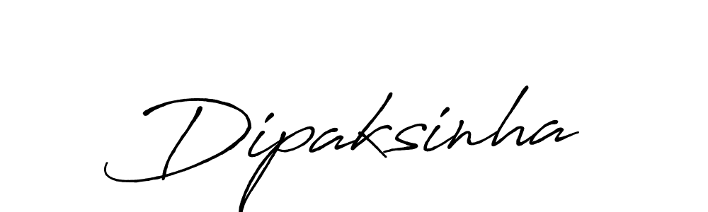 How to make Dipaksinha signature? Antro_Vectra_Bolder is a professional autograph style. Create handwritten signature for Dipaksinha name. Dipaksinha signature style 7 images and pictures png